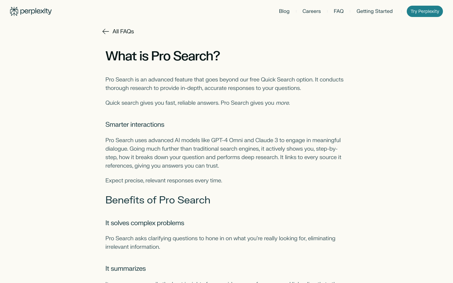 Pro Search