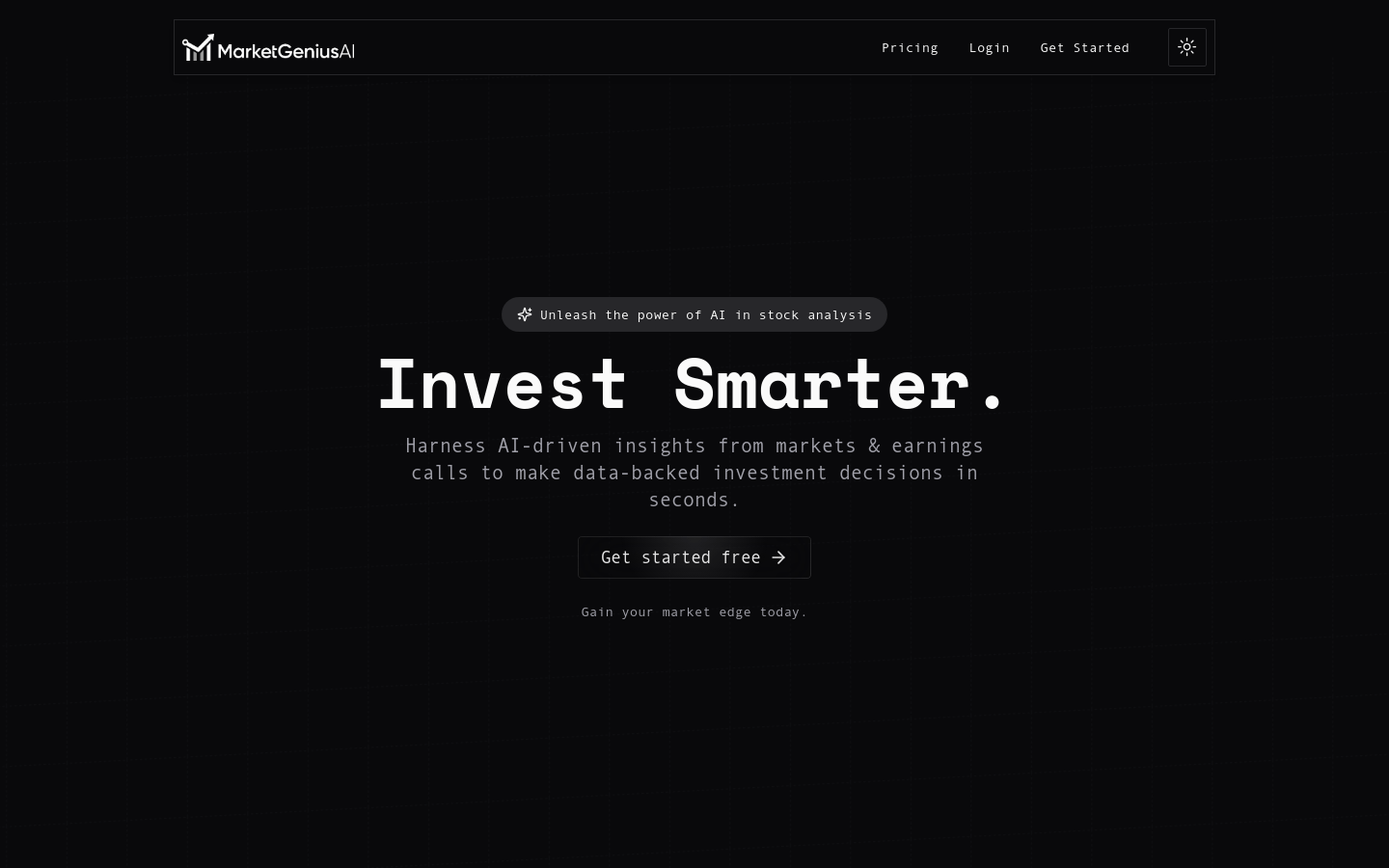 Market Genius AI