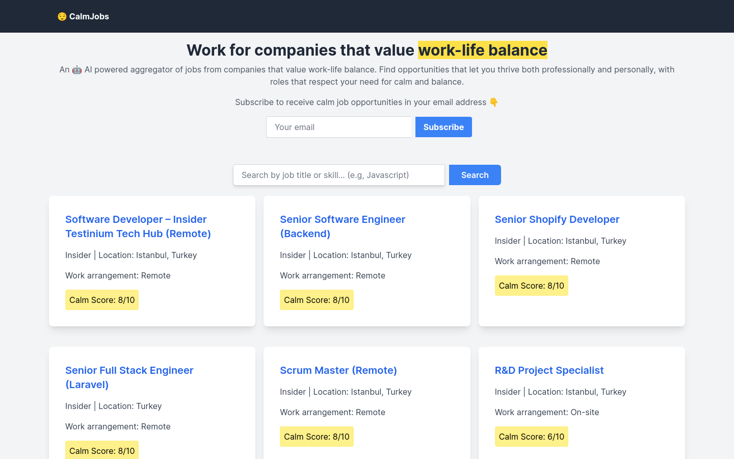 CalmJobs