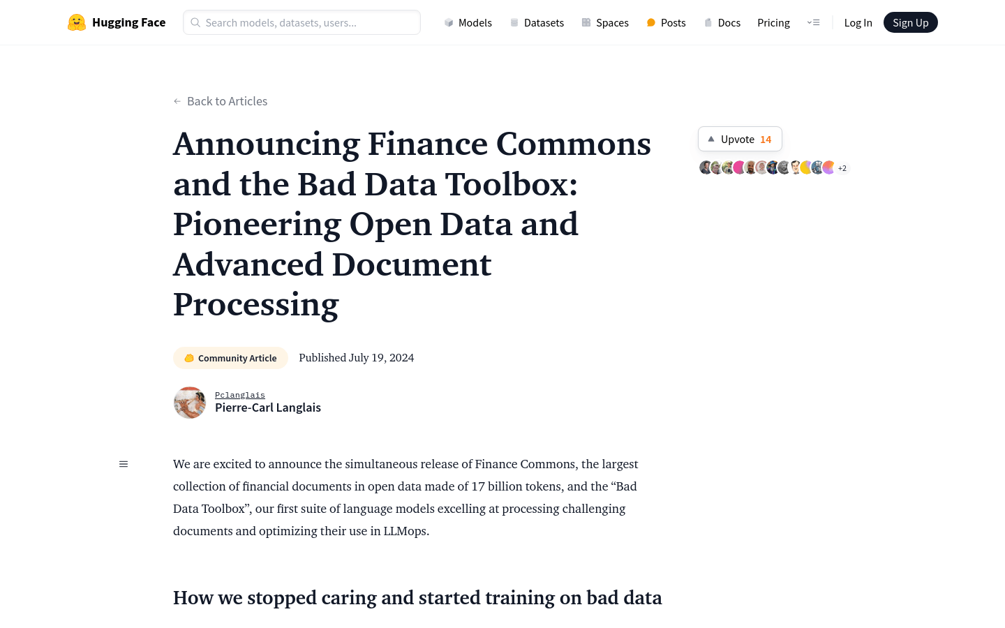 Finance Commons and the Bad Data Toolbox