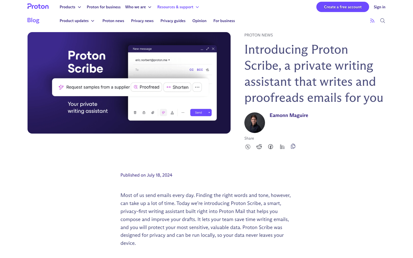 Proton Scribe