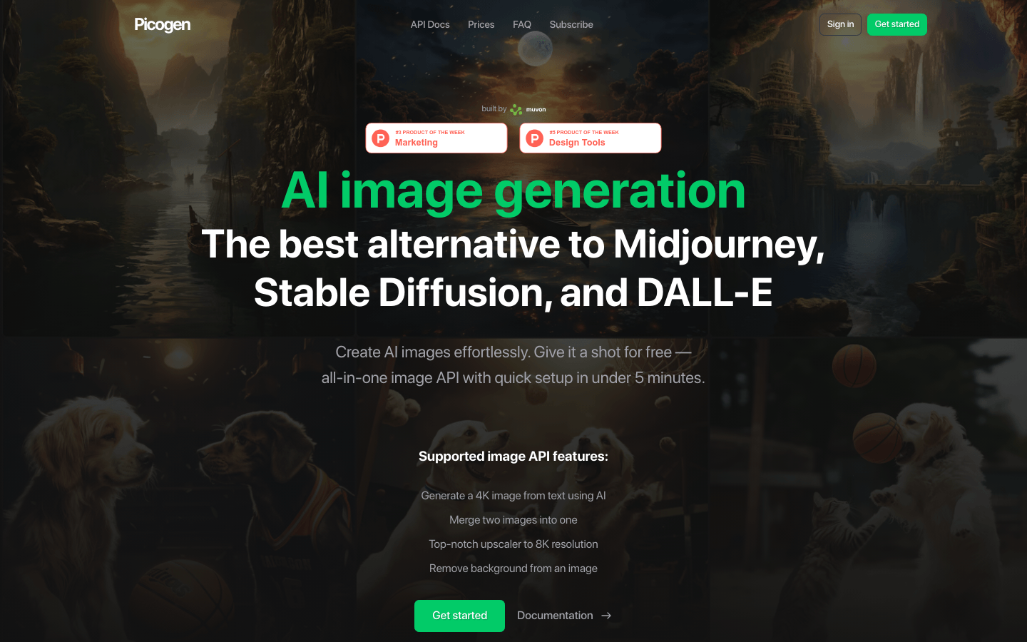 Picogen AI Image API
