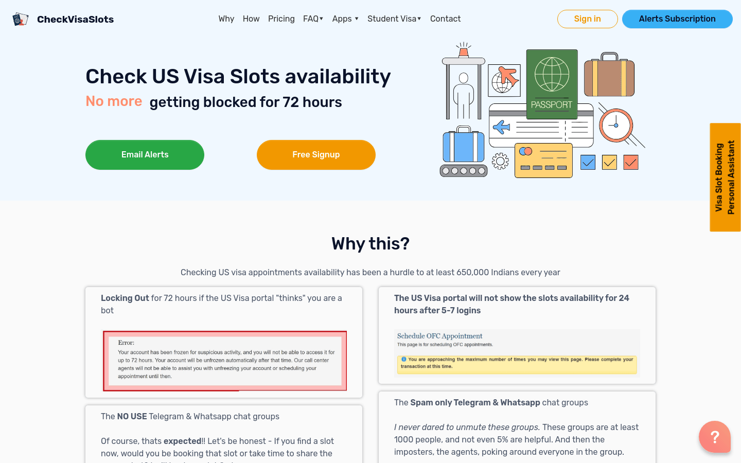 CheckVisaSlots