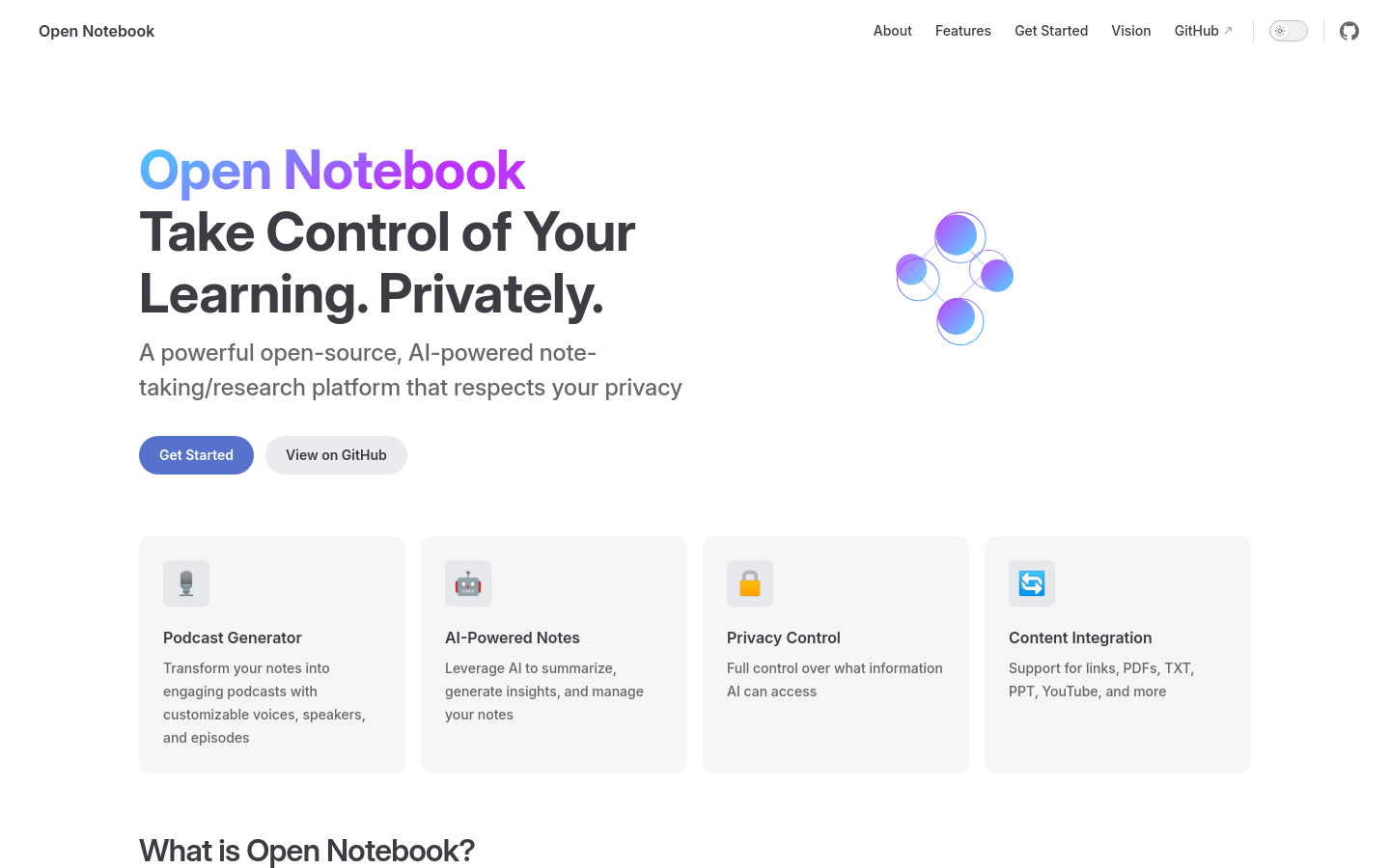 Open Notebook